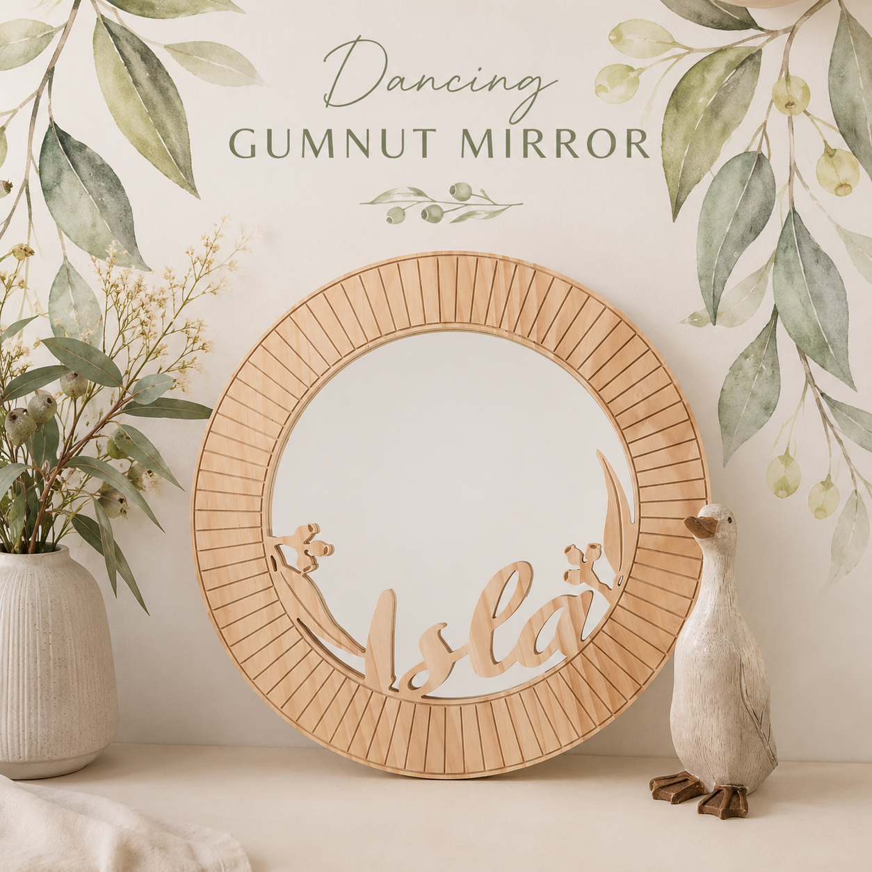 Dancing Gumnut Mirror