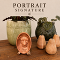 Portrait Signature small custom Oak pet portrait